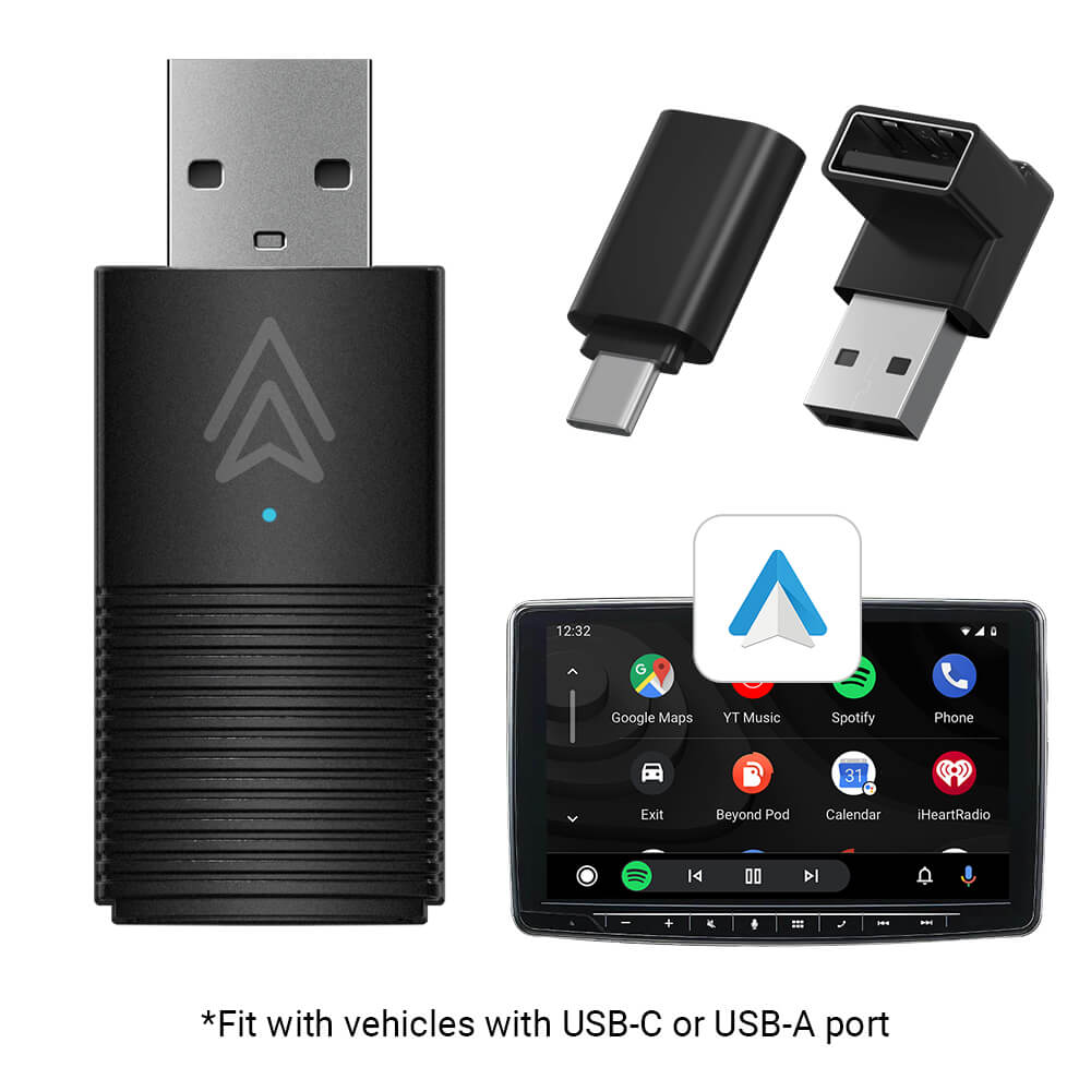 (🆕Limitare Gli Sconti)Ottocast® Mini Wireless Adattatore 2-in-1 CarPlay e Android Auto