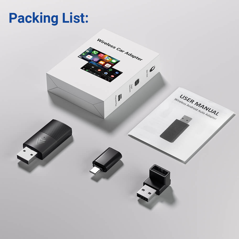 (🆕Limitare Gli Sconti)Ottocast® Mini Wireless Adattatore 2-in-1 CarPlay e Android Auto