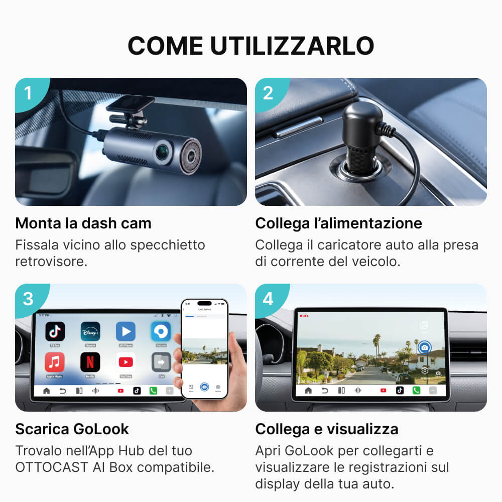 OttoSafe Dash Cam per la serie OttoAibox