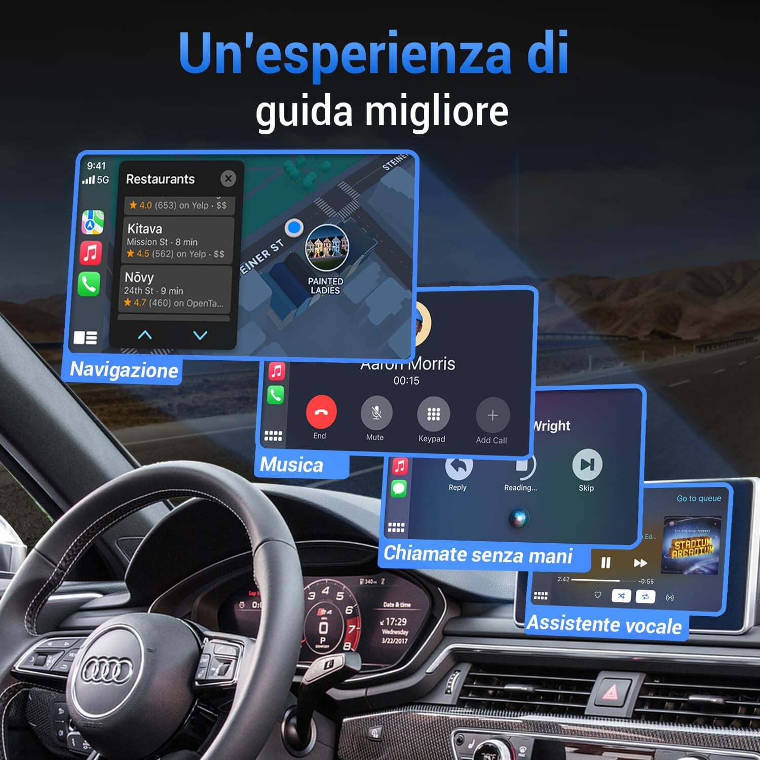 OTTOCAST® U2AIR Pro Wireless CarPlay Adapter