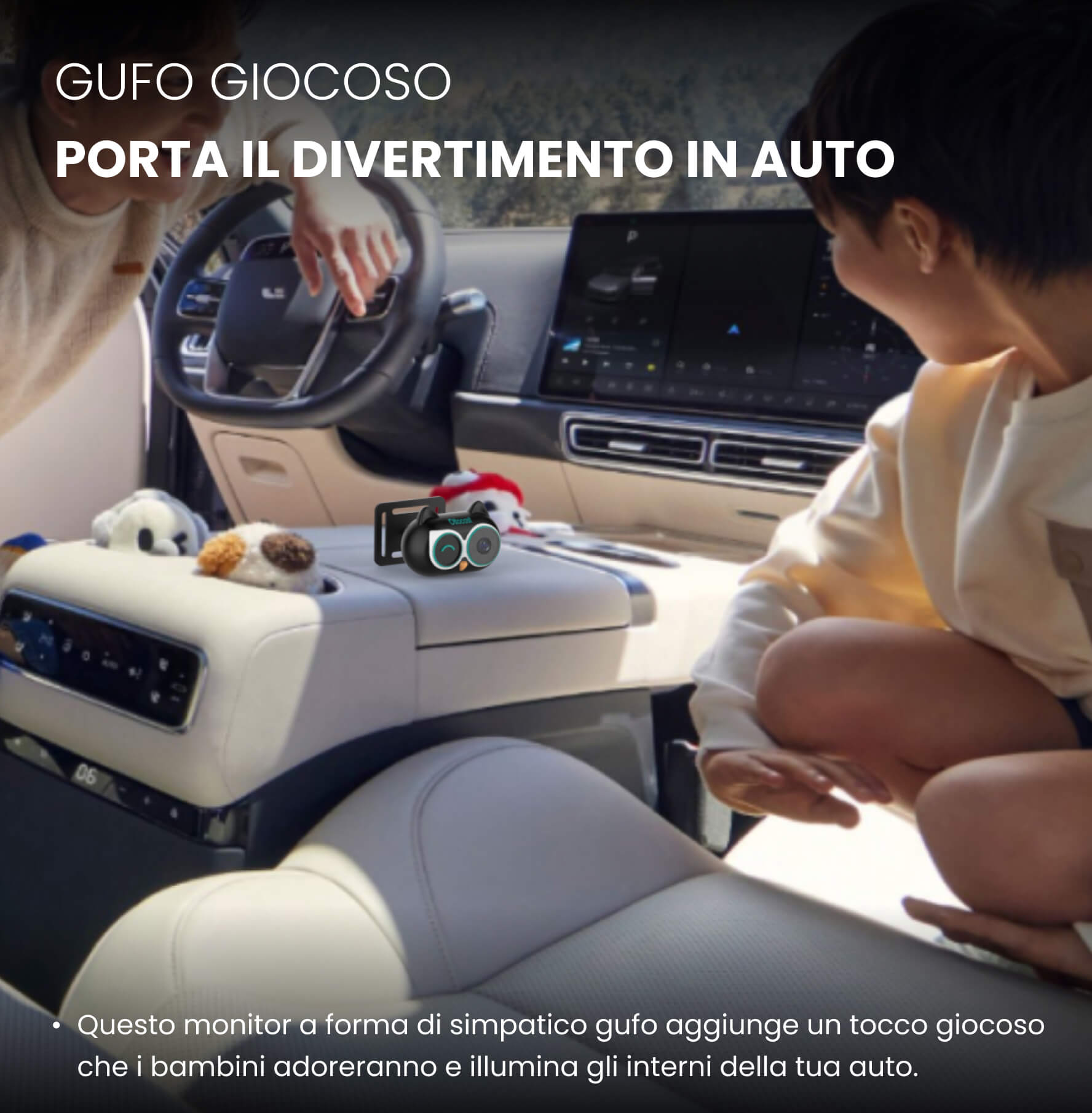 Ottocast® Cabin Care Adattatore CarPlay Wireless con Monitoraggio