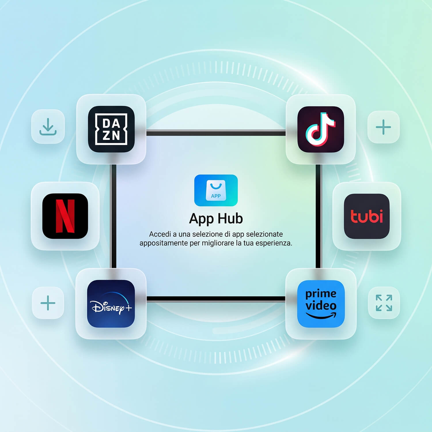 OTTOCAST® Play2Video Ultra Adattatore All-in-1 Con App Hub