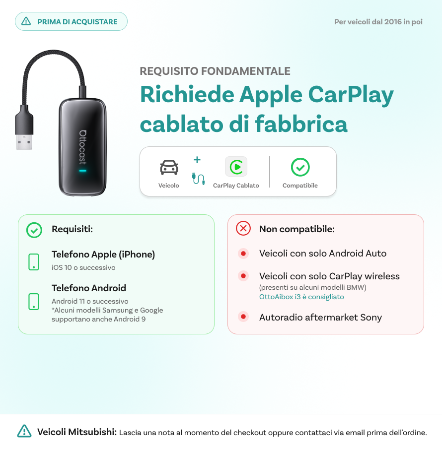 OTTOCAST® Play2Video Ultra Adattatore All-in-1 Con App Hub