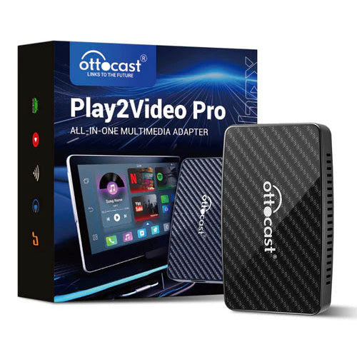 Play2Video All-in-one wireless CarPlay/Android Auto adapter 