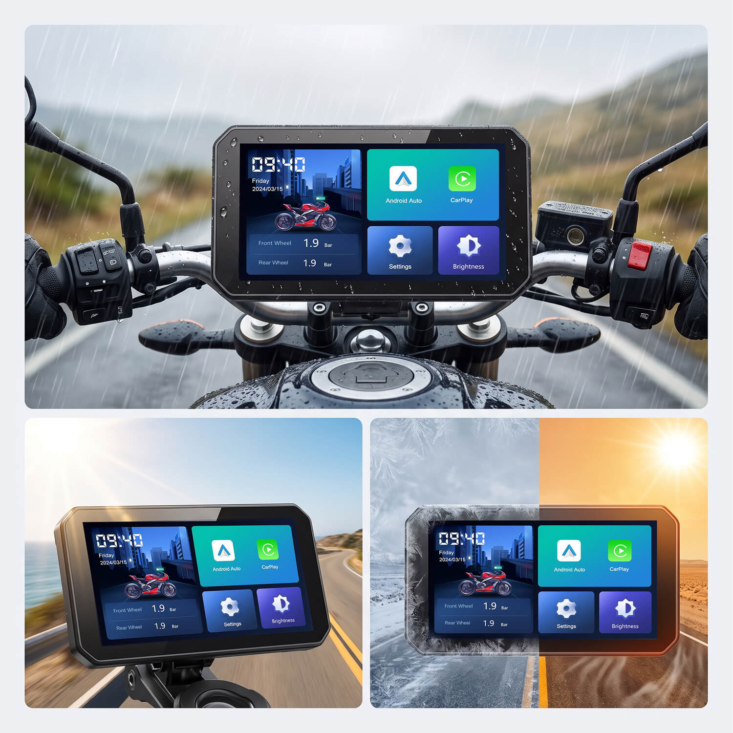 Display per Moto Ottocast da 5 Pollici