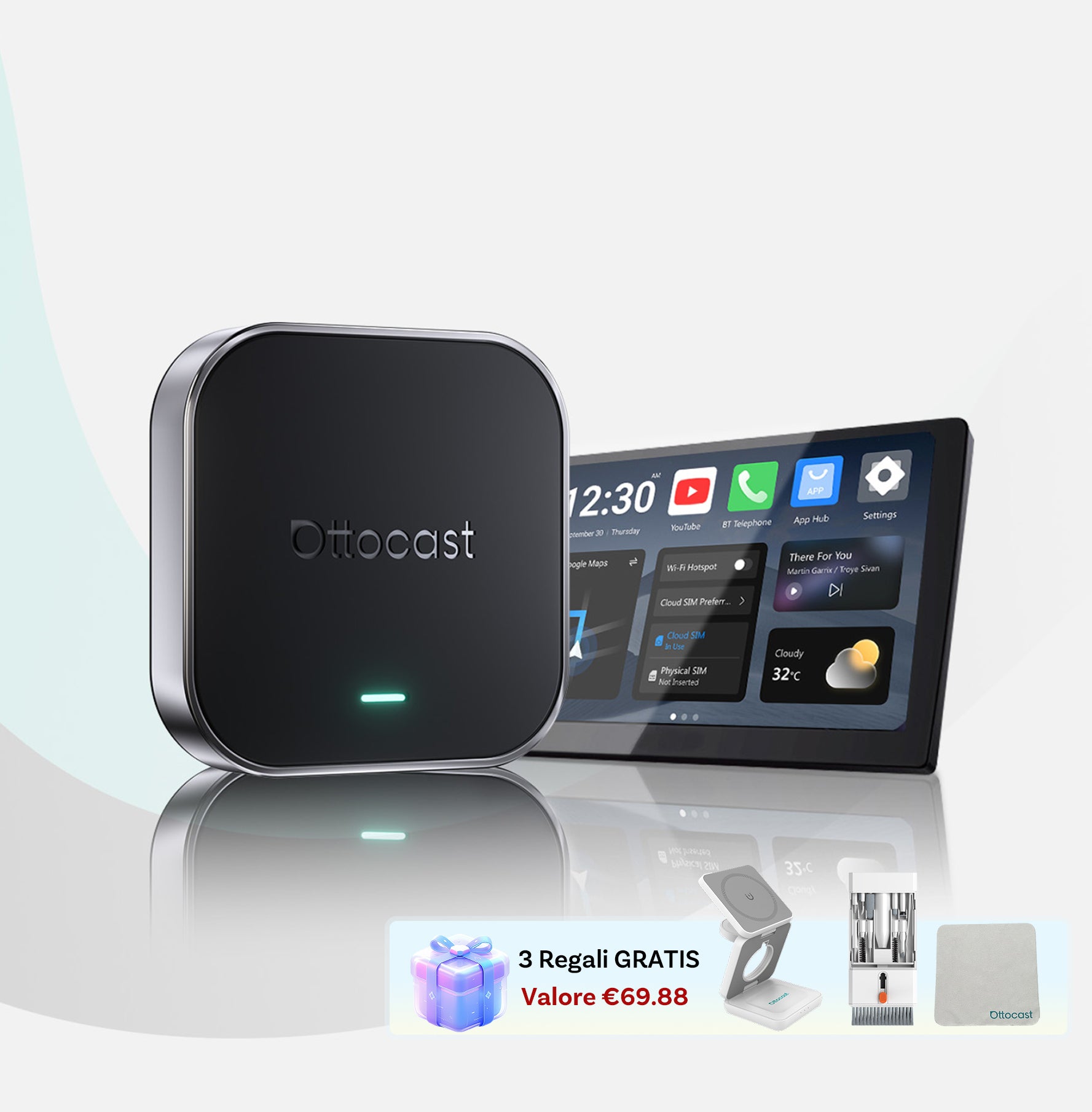 OTTOCAST®OttoAibox E2 CarPlay AI Box