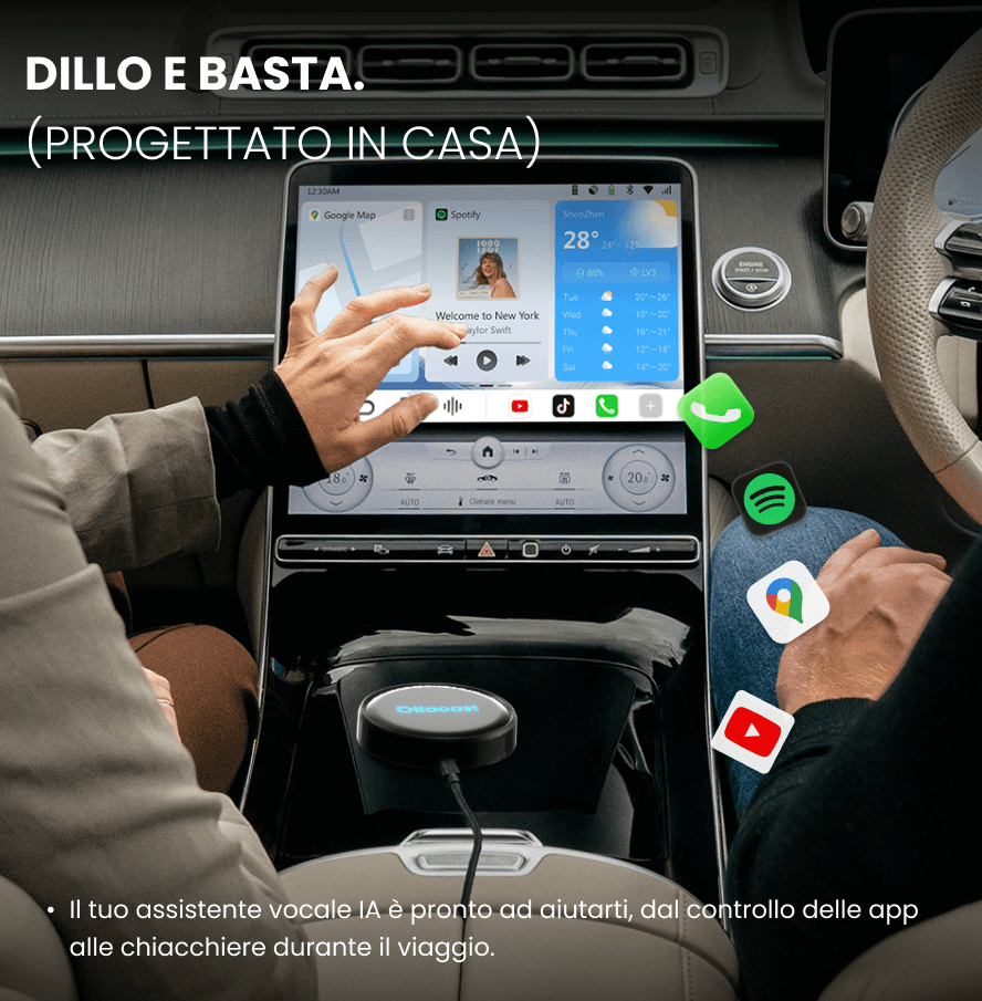 (🏆Saldi Stagione Calcistica 2026 | 15% DI SCONTO) Ottocast® OttoAibox P3 Pro CarPlay AI Box