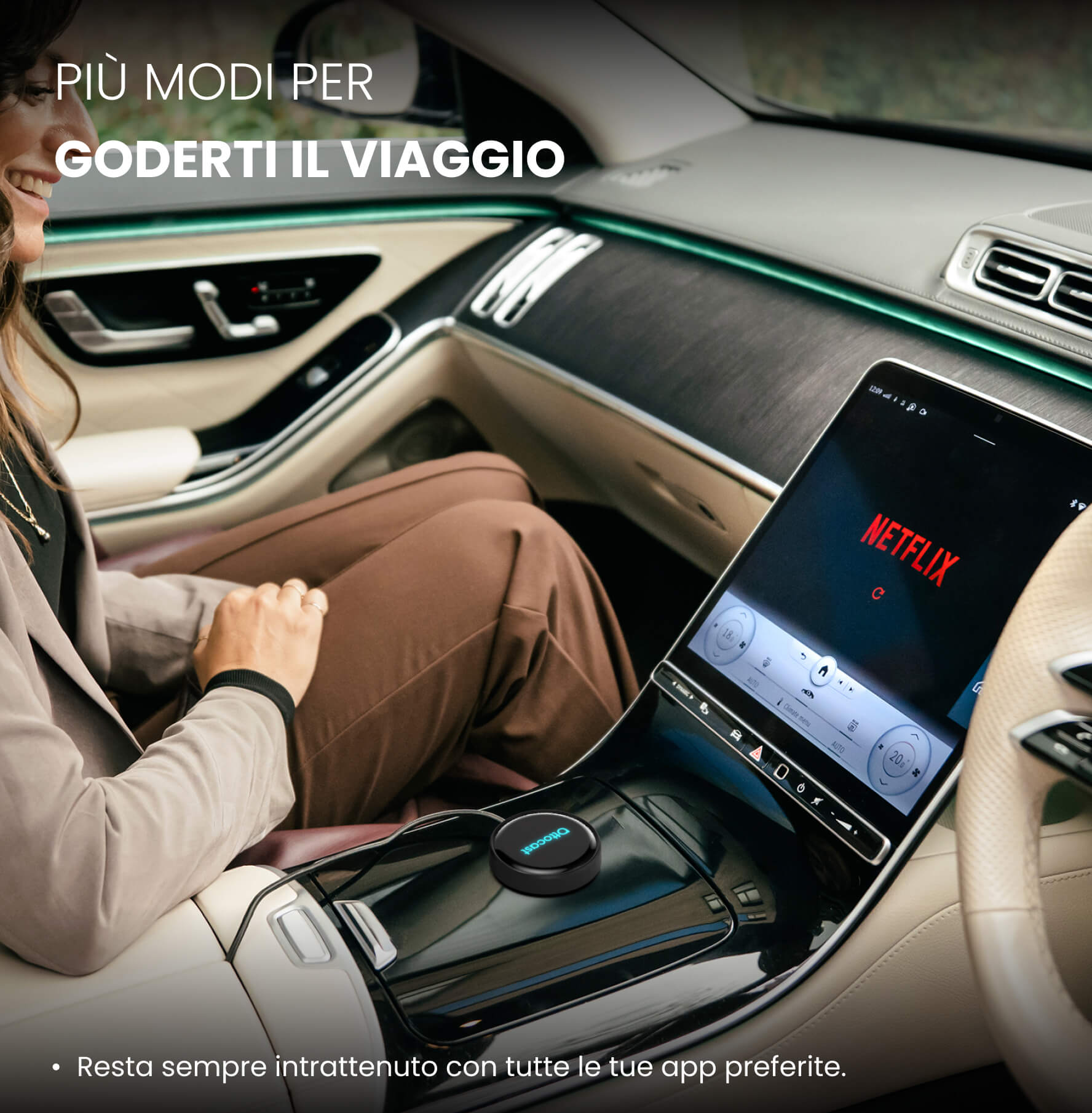 (🏆Saldi Stagione Calcistica 2026 | 15% DI SCONTO) Ottocast® OttoAibox P3 Pro CarPlay AI Box