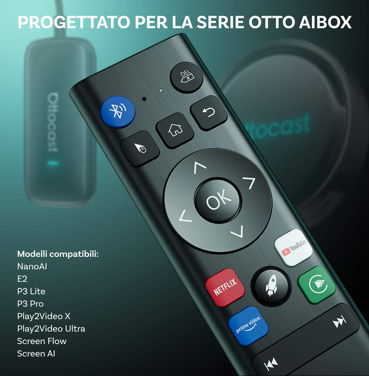 Telecomando wireless migliorato