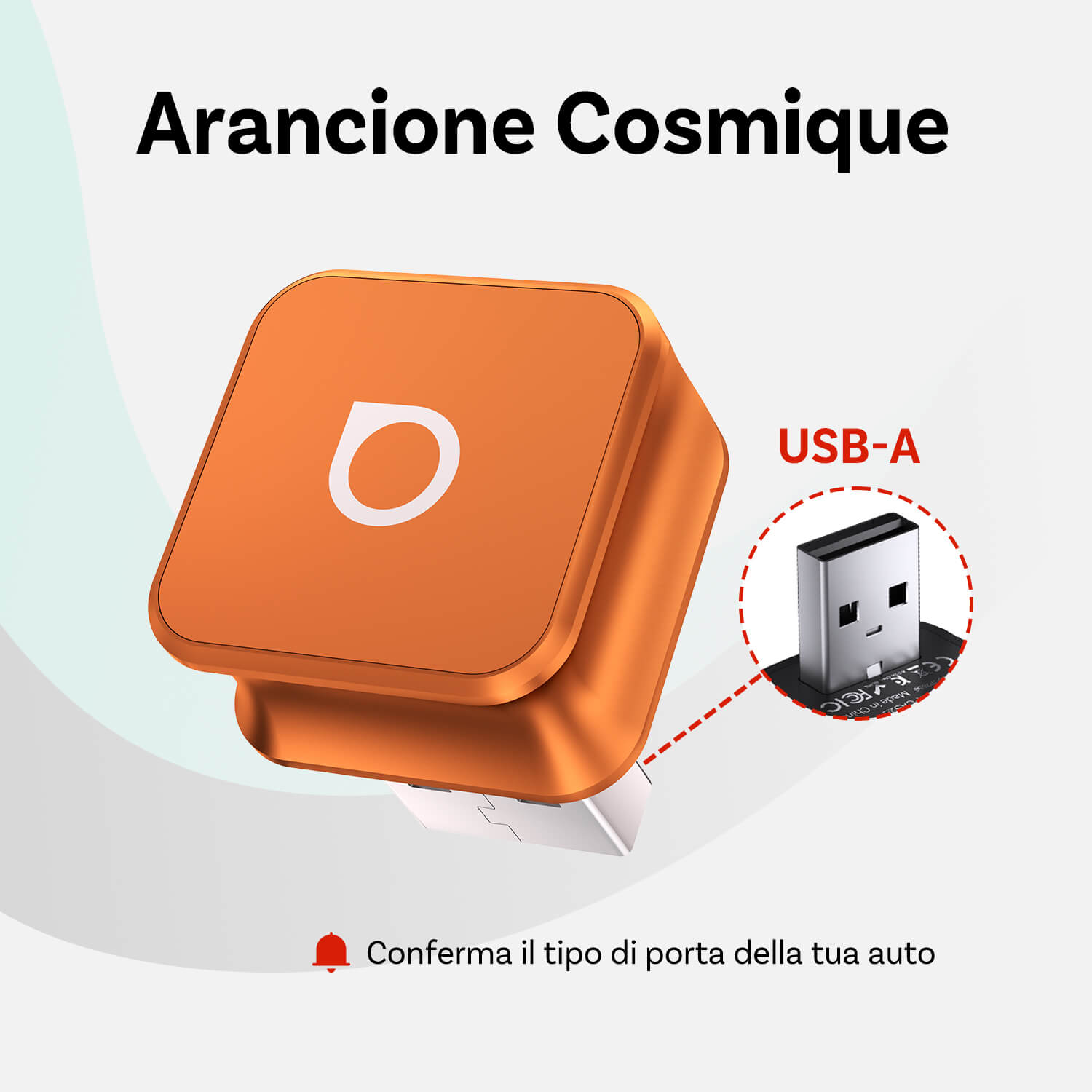 Ottocast® Mini Cube 3.0 Adattatore Wireless per CarPlay e Android Auto