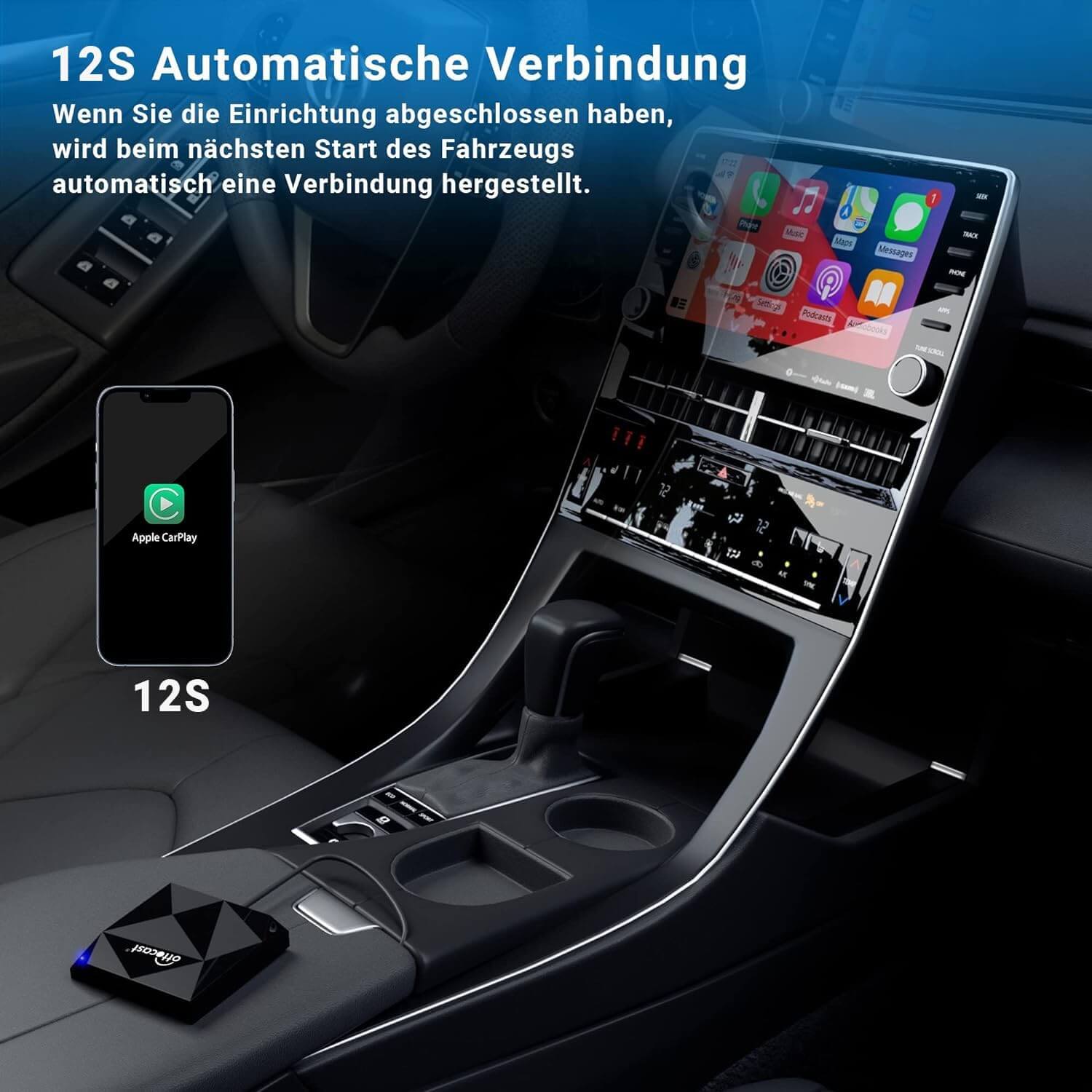 Ottocast® U2-AIR Adattatore CarPlay Wireless