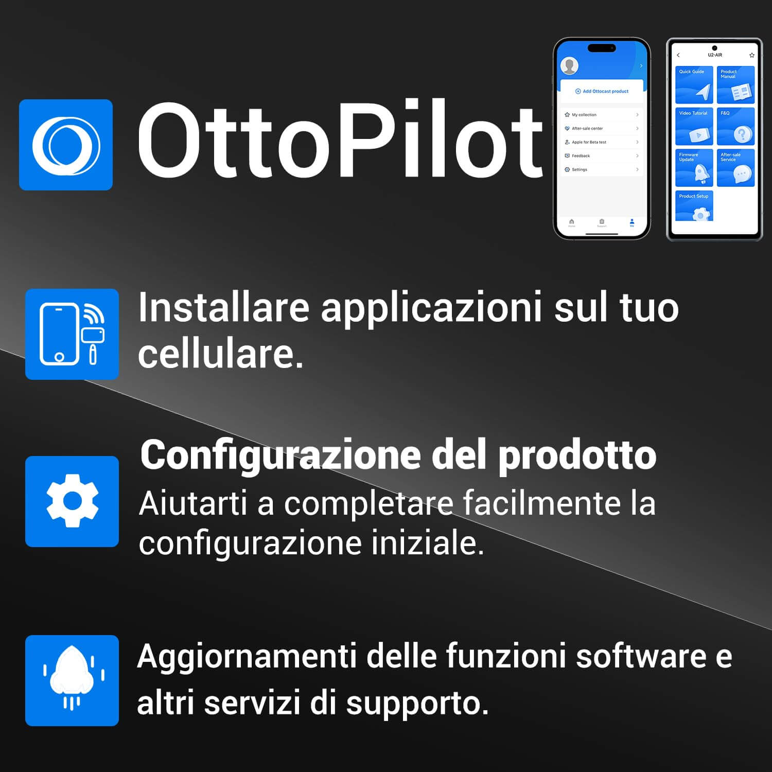 OTTOCAST® U2AIR Pro Wireless CarPlay Adapter