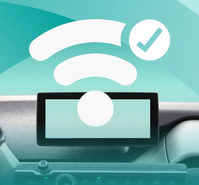 <h4>Lo schermo dell’auto mostra subito la connessione wireless</h4>