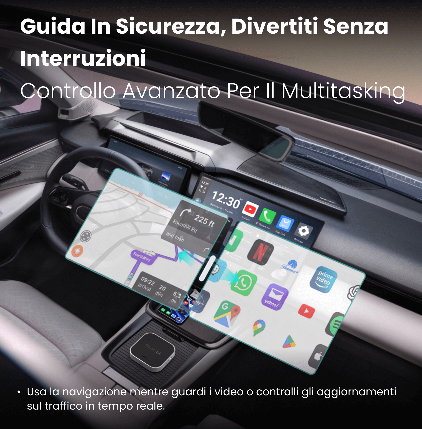 OTTOCAST®OttoAibox E2 CarPlay AI Box