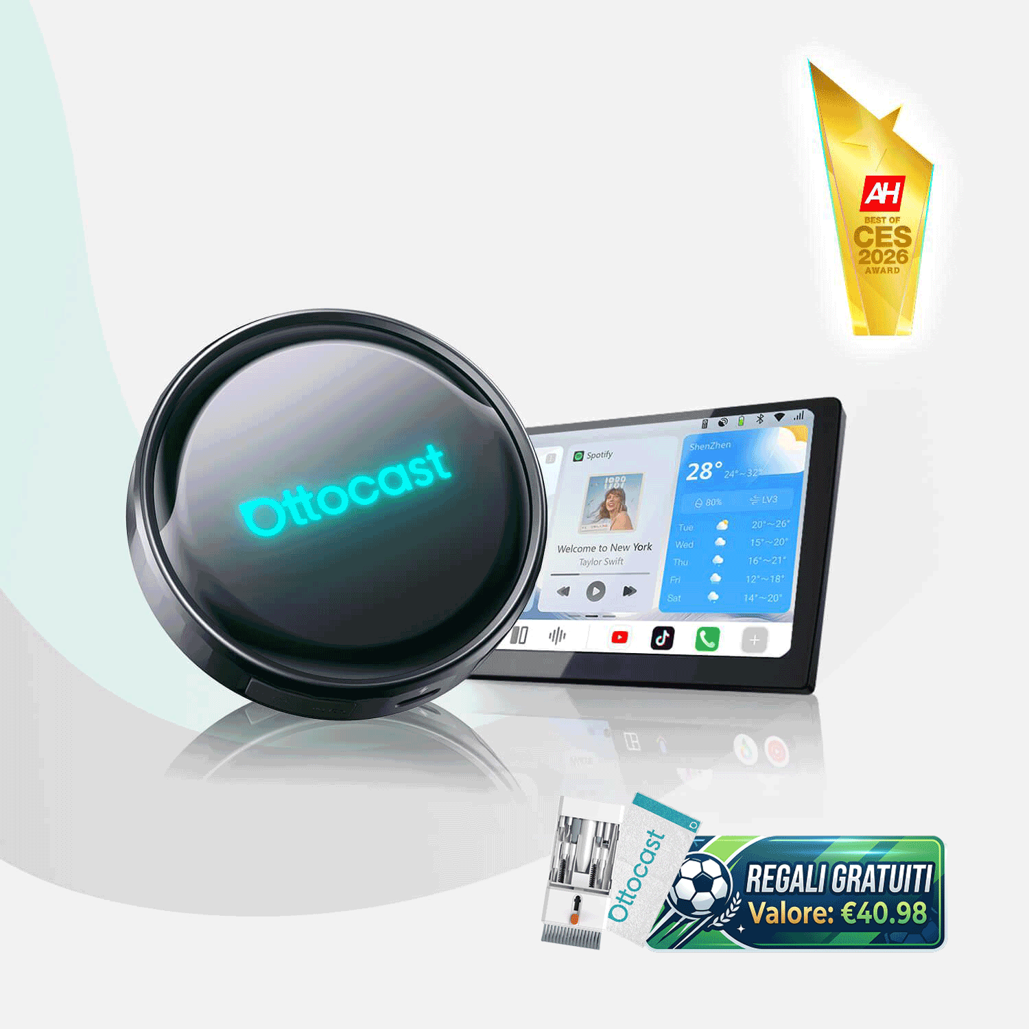 OttoAibox P3 Pro CarPlay AI Box