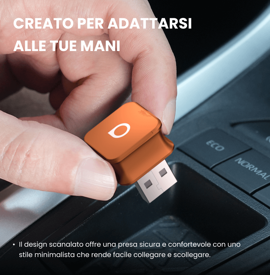 Ottocst® mini cube 3.0 Adapter - Cosmic Orange