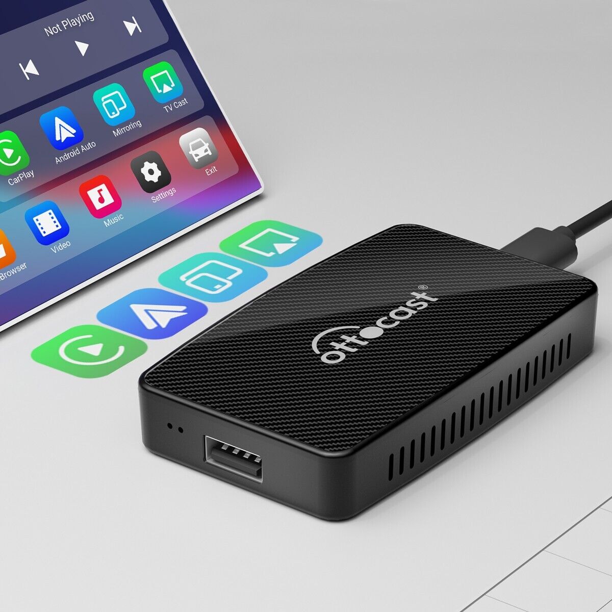 (🎁Sconto del 40% per un tempo limitato)  Play2Video Pro Adattatore 3 in 1 con YouTube e Netflix