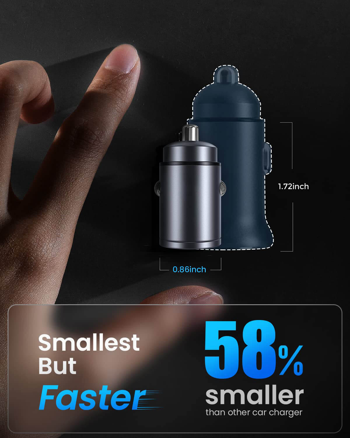 Caricabatterie veloce per auto